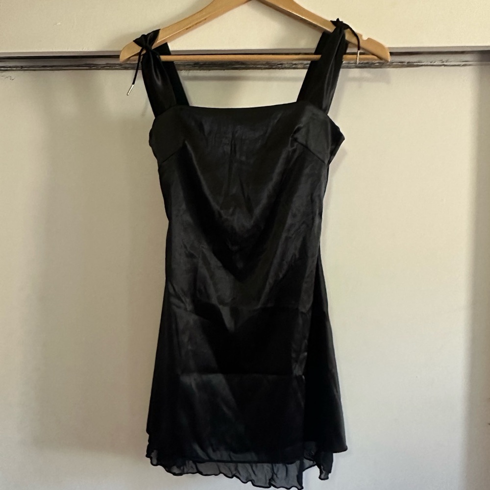 Silky Little Black Dress Size XS